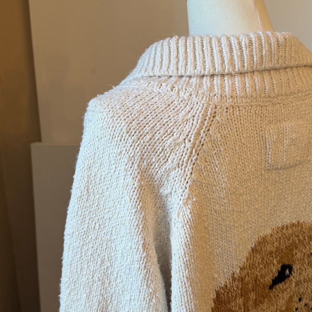 Anthropologie The Jesse Dog Icon Cardigan Sweater by Pilcro Size M - Picture 6 of 16
